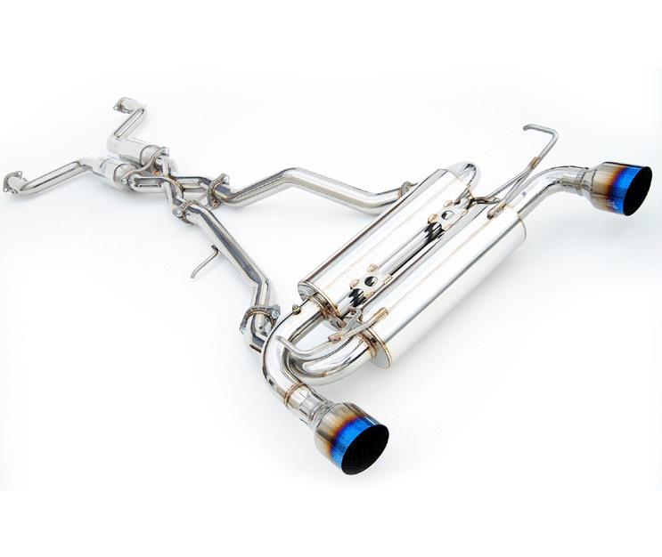 Invidia 14+ Infiniti Q50 Gemini w/ Rolled Titanium Tips Cat-Back Exhaust