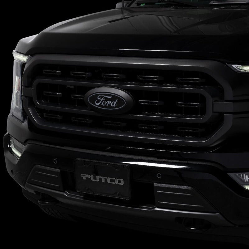 Putco 2023 Ford F-150 Front Luminix Ford LED Emblem - w/Camera CutOut w/o Spray Washer