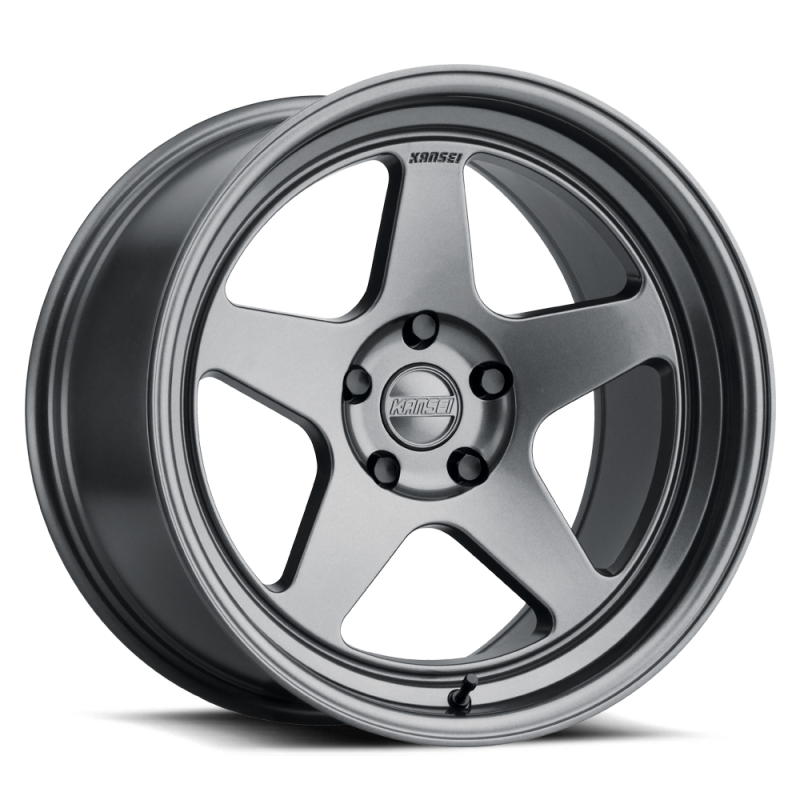 Kansei K12G Knp 19x10.5in / 5x114.3 BP / 22mm Offset / 73.1mm Bore - Gunmetal Wheel