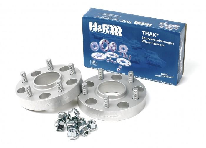 H&R Trak+ 25mm Wheel Adapter Audi Wheels 5/112 - 57.1 CB - 14x1.5 to 5/100 - 57.1 CB - 14x1.5