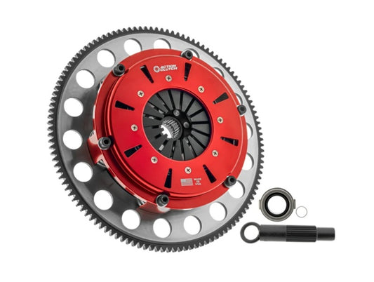 Action Clutch 08-15 Mitsubishi Lancer Evo 10 2.0L (4B11T) 7.25in Triple Disc Race Clutch w/Steel FW