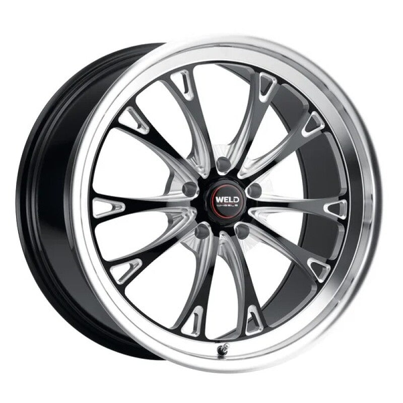 Weld Belmont Beadlock 17x5 / 5x114.3 BP / ET21 BS2.15 Gloss Black MIL DIA 78.1