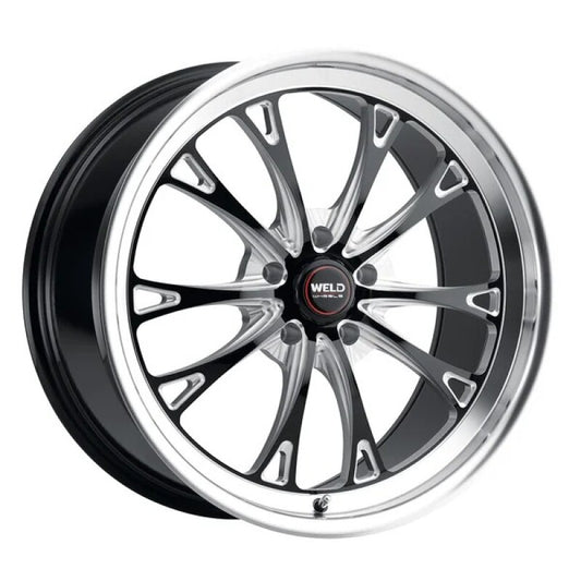 Weld Belmont Beadlock 17x5 / 5x114.3 BP / ET21 BS2.15 Gloss Black MIL DIA 78.1