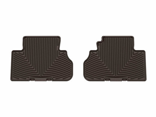 WeatherTech 18-25 Audi Q5 2nd Row Rear All-Weather Floor Mats - Cocoa