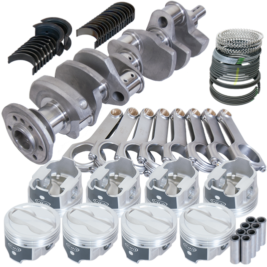 Eagle Chevy LT1 350 1Pc 3.750in Crank 5.700in H-Beam -18cc 4.030in Pistons Rotating Assembly
