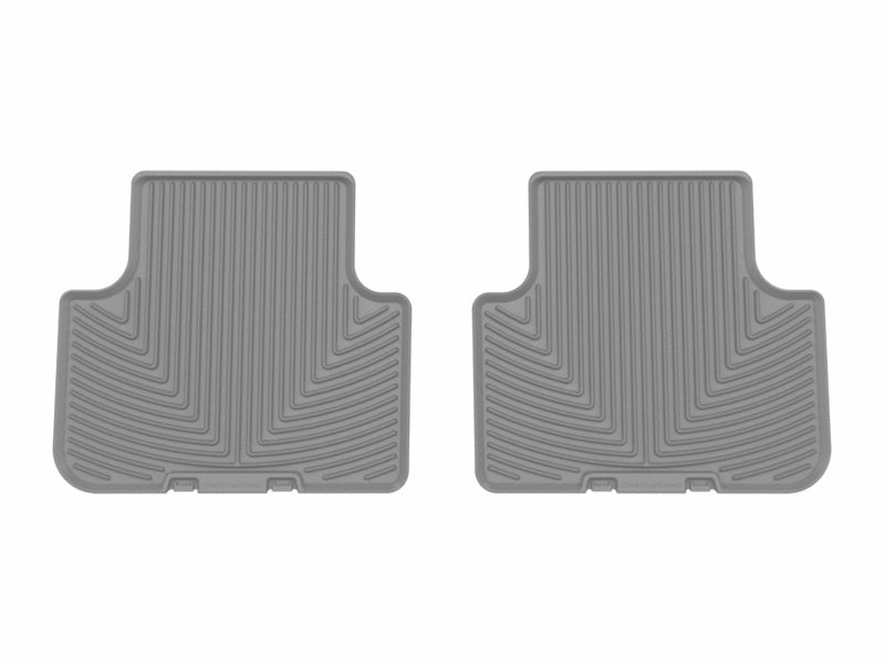 WeatherTech 17-25 Audi Q7 2nd Row Rear All-Weather Floor Mats - Grey