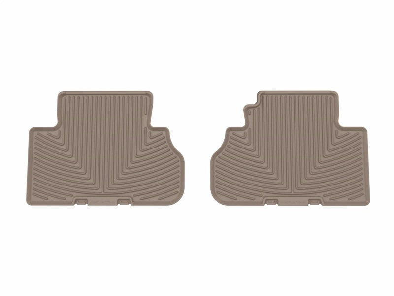 WeatherTech 18-25 Audi Q5 2nd Row Rear All-Weather Floor Mats - Tan