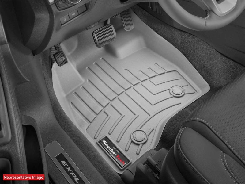 WeatherTech 25-25 Genesis G80 1st Row Front FloorLiner - Black