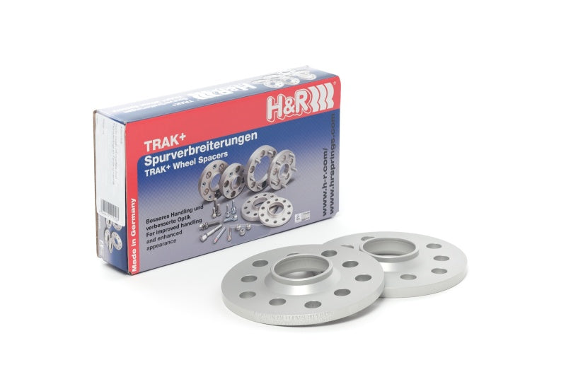 H&R Trak+ 10mm DR Spacer Bolt Pattern 5/112 CB 57.1mm Bolt Thread 14x1.5 - Black