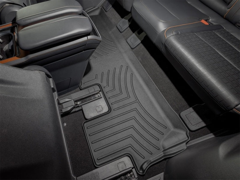 WeatherTech 25-26 Lincoln Navigator 2nd Row Rear FloorLiner 2pc - Black