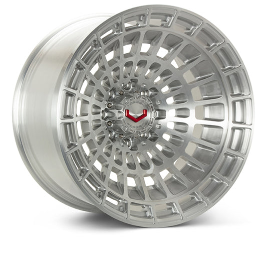 Vossen LCX-04 24x14 - 8x170 - ET75 - Mega Deep - 125.1 - Brushed Gloss Clear Wheel