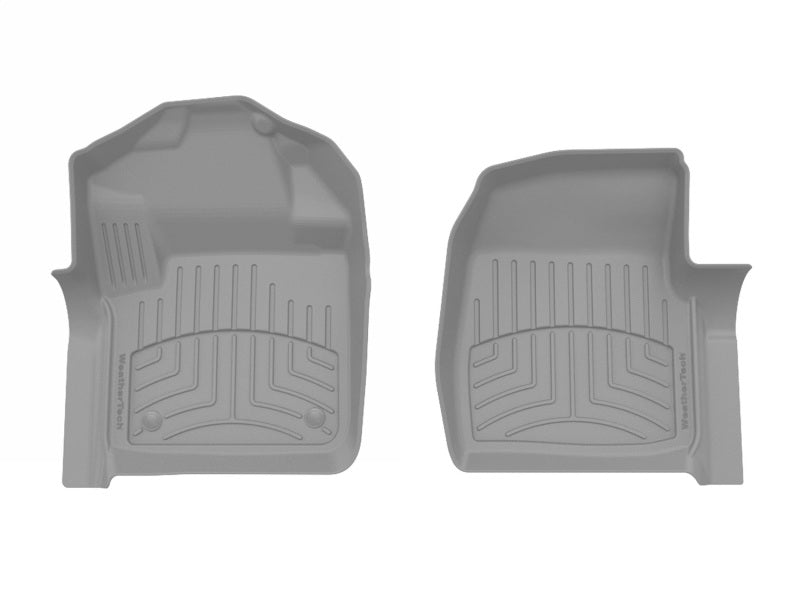 WeatherTech 17-19 Ford F-250/F-350/F-450/F-550 1st Row Front FloorLiner HP - Grey