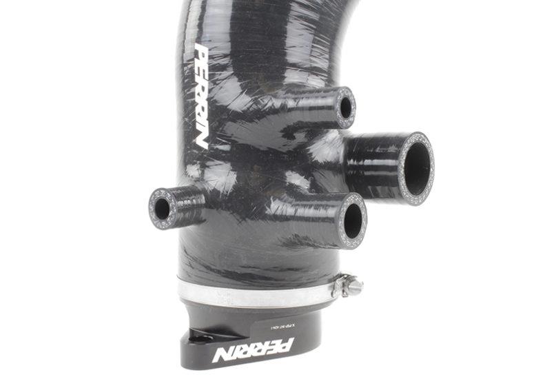 PERRIN 15-21 Subaru WRX / 14-18 Forester XT Turbo Inlet Hose 3in. w/ Turbo Adapter Flange - Black