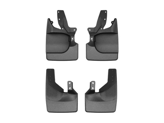 WeatherTech 21-25 Ford Bronco Front & Rear Mudflaps - Black