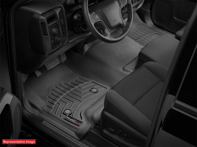 WeatherTech 25-25 Rivian R1S 1st Row Front FloorLiner - Black