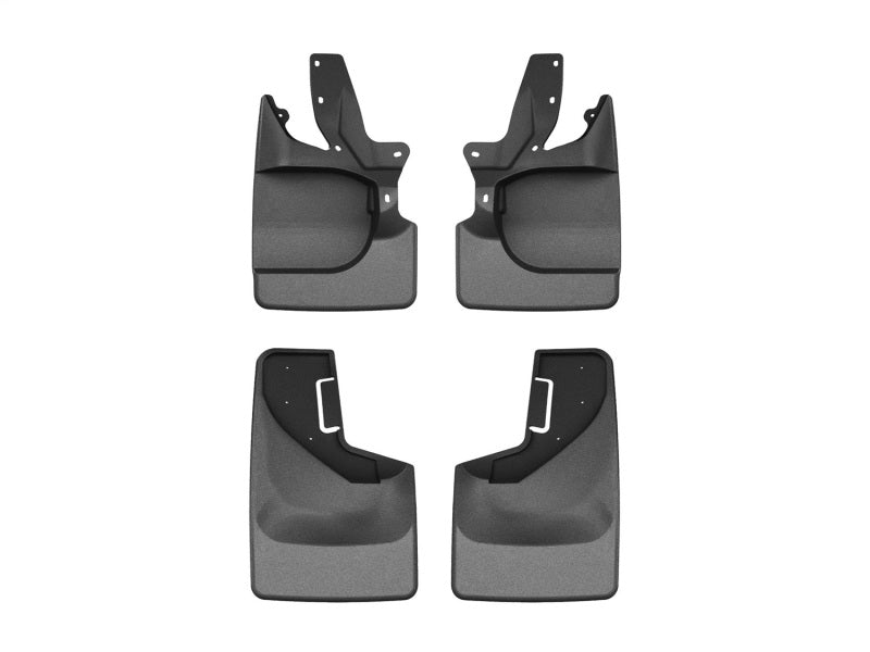 WeatherTech 21-25 Ford Bronco-Bronco Bumper Style 2 Front & Rear Mudflaps - Black