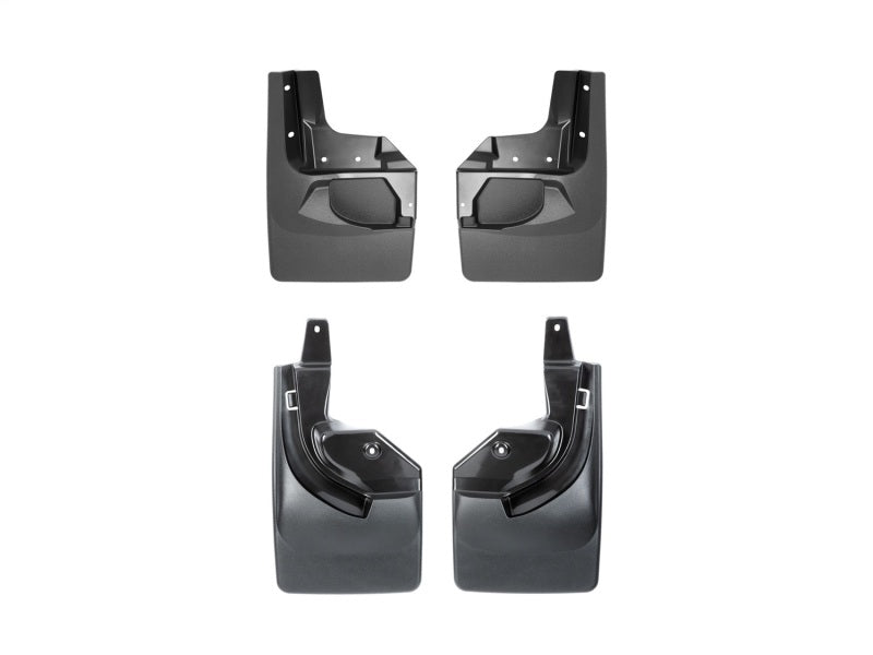 WeatherTech 24-26 Jeep Wrangler 2-Door Front & Rear Mudflaps - Black