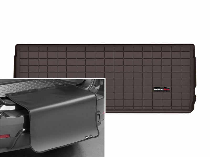 WeatherTech 25-26 Ford Expedition Behind 3rd Row Cargo Liner w/Bumper Protector - Cocoa