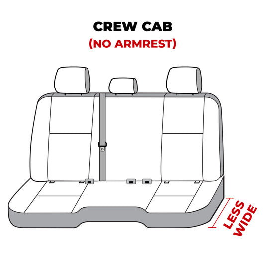 Covercraft 11-24 Dodge Ram Carhartt Super Dux SeatSaver Custom Second Row Seat Covers - Black
