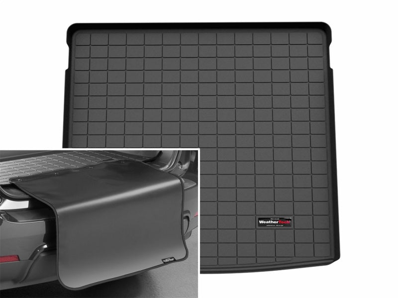 WeatherTech 25-26 Volkswagen Tiguan Behind 3rd Row Cargo Liner w/Bumper Protector - Black