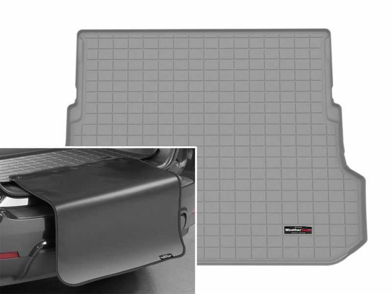 WeatherTech 25-26 Toyota 4Runner Trunk-7 Passenger Se-Cargo Liner w/Bumper Protector 2pc - Grey
