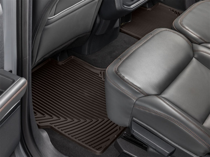 WeatherTech 25-26 Lincoln Navigator 2nd Row Rear All-Weather Floor Mats - Cocoa