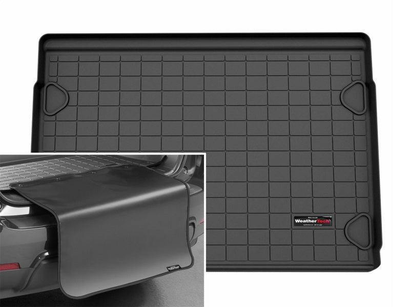 WeatherTech 22-25 Ford Bronco Trunk Cargo Liner for Vinyl Floors w/Bumper Protector - Black