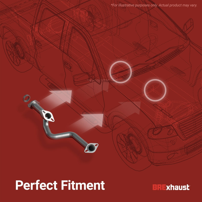 BRE Exhaust 01-02 Sierra 2500 HD Silverado 2500 HD 6L Front Pipe Kit