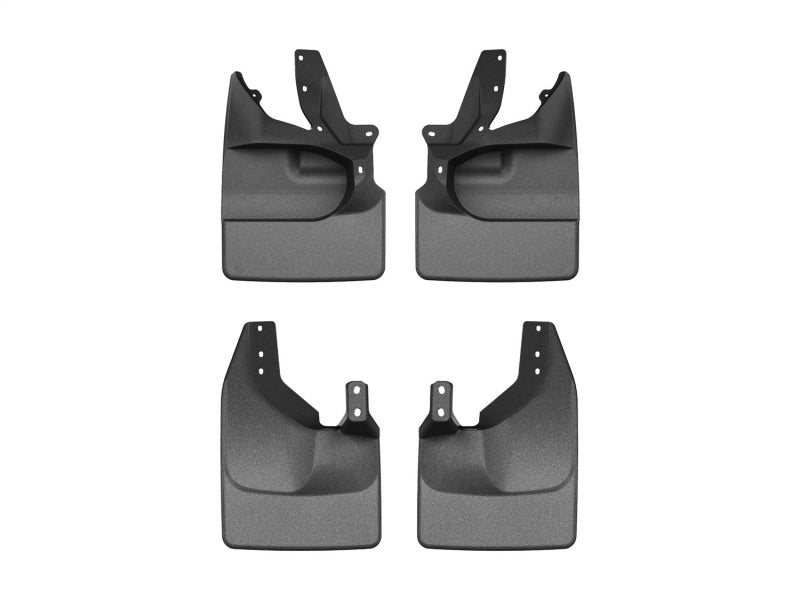 WeatherTech 21-25 Ford Bronco Bumper Style 1 Front & Rear Mudflaps - Black