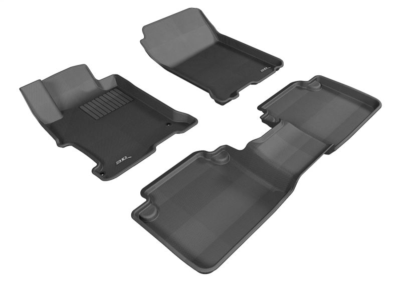 3D MAXpider 13-17 Honda Accord Sedan Kagu Black Full Set