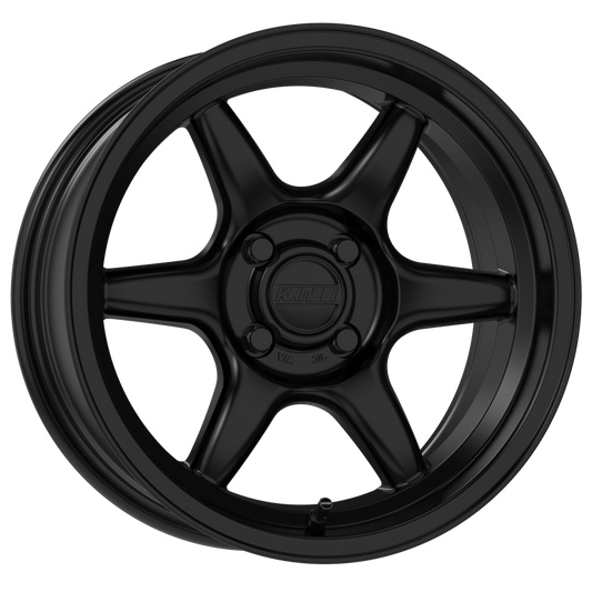 Kansei K11B Tandem 15x7in / 4X114.3 BP / 0mm Offset / 73.1mm Bore - Satin Black