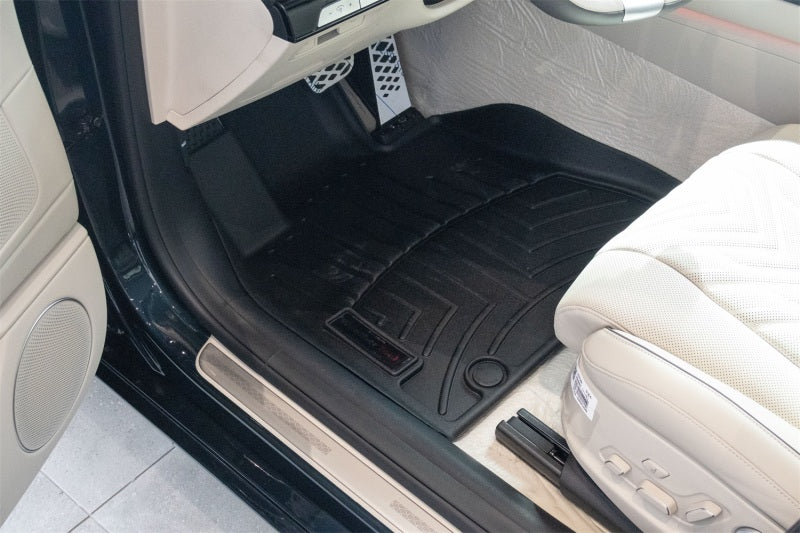 WeatherTech 25-25 Genesis G80 1st Row Front FloorLiner - Black