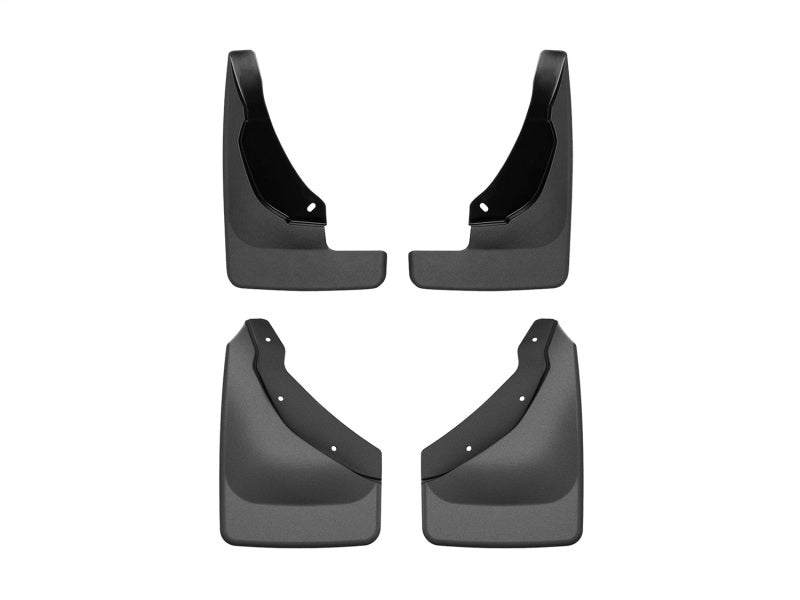 WeatherTech 25-26 Ford Bronco Sport Front & Rear Mudflaps - Black