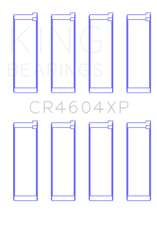 King 07-09 Mazdaspeed 3 L3-VDT MZR DISI (t) Duratec High Performance Rod Bearing Set - Size +.025mm