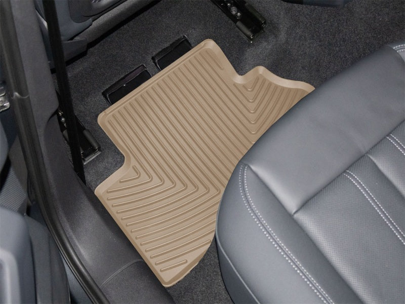 WeatherTech 18-25 Audi Q5 2nd Row Rear All-Weather Floor Mats - Tan