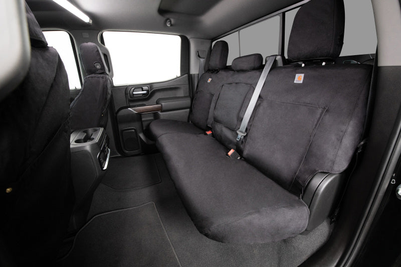 Covercraft 22-23 Toyota Tundra Carhartt Super Dux SeatSaver Custom Front Row Seat Covers - Black