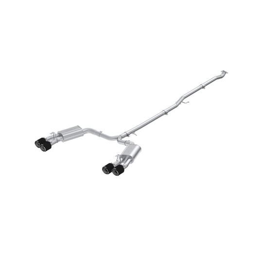 MBRP 21-23 Hyundai Sonata N Line 2.5L Turbo T304SS 2.5in Cat-Back w/ Carbon Fiber Quad Tips