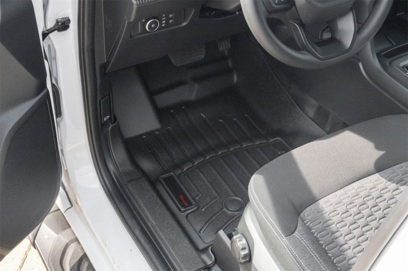 WeatherTech 24-25 Ford Ranger 1st Row Front FloorLiner for Vinyl Floors - Black