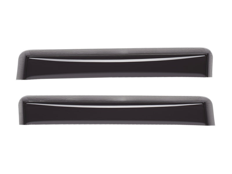 WeatherTech 22-26 Hyundai Santa Cruz Rear Side Window Deflectors - Matte Black