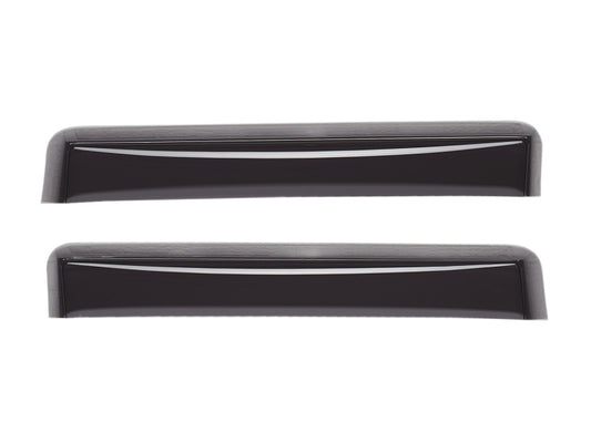 WeatherTech 22-26 Hyundai Santa Cruz Rear Side Window Deflectors - Dark Tint