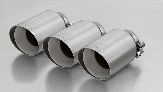 Remus 2018 Honda Civic Type-R FK8 2.0T 102mm Straight Chrome Tail Pipe Set (Triple Tip)