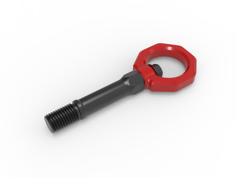 aFe CONTROL Front Tow Hook Nissan Z 23-25 V6-3.0LRed