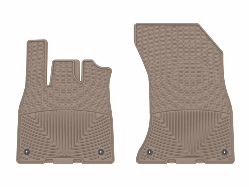 WeatherTech 18-25 Audi Q5 1st Row Front All-Weather Floor Mats - Tan