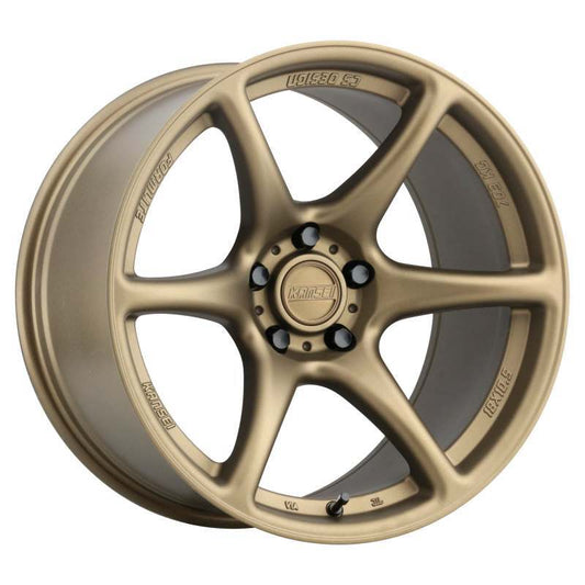 Kansei K11B Tandem 17x9.5in / 5X114.3 BP / 12mm Offset / 73.1mm Bore - Textured Bronze
