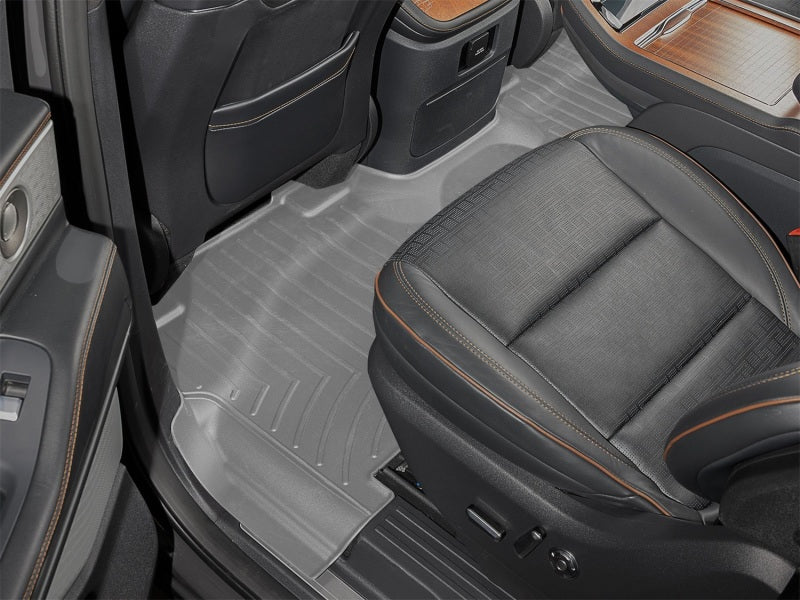 WeatherTech 25-26 Lincoln Navigator 2nd Row Rear FloorLiner 2pc - Grey