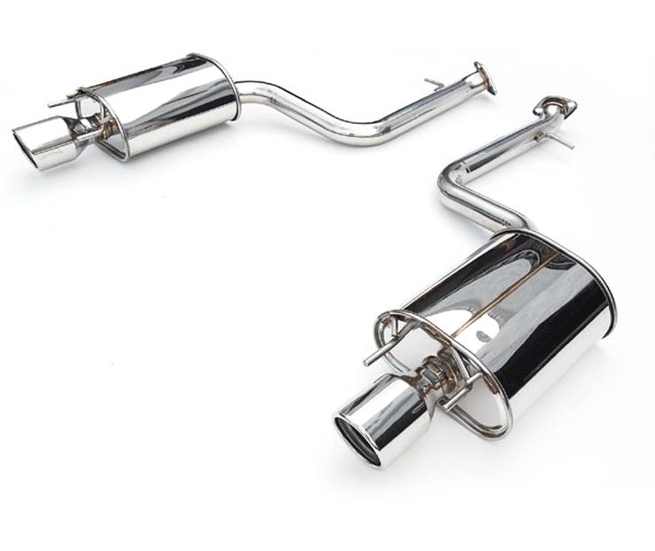 Invidia Subaru BRZ / Scion FRS Q300 w/ Rolled Titanium Tips Cat- Back Exhaust (Blue Edge)