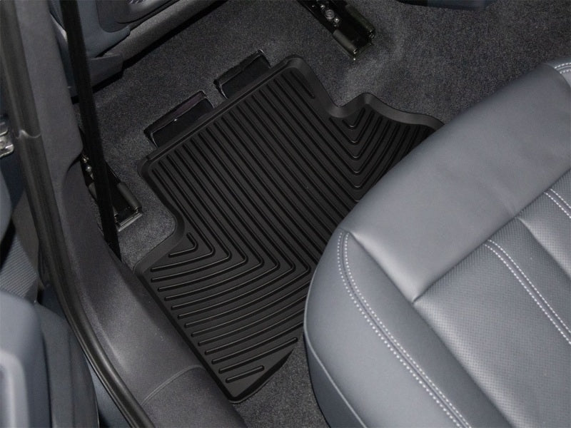 WeatherTech 18-25 Audi Q5 2nd Row Rear All-Weather Floor Mats - Black