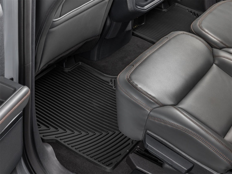 WeatherTech 25-26 Lincoln Navigator 2nd Row Rear All-Weather Floor Mats - Black