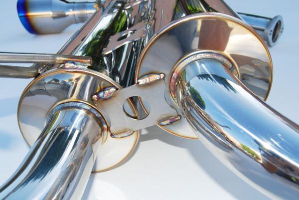 Invidia 03-08 Infiniti G35 Coupe Gemini Rolled Titanium Tip Cat-back Exhaust