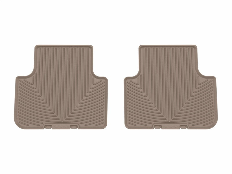 WeatherTech 17-25 Audi Q7 2nd Row Rear All-Weather Floor Mats - Tan